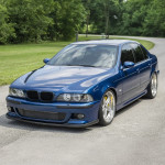 Front kidney Grille set for BMW E39 (95-03), glossy black
