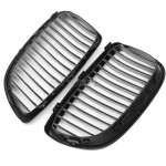 Priekinės Grotelės, komplektas skirtas BMW E92 / E93 (06-10), juodos blizgios