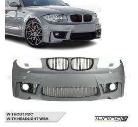 1M išvaizdos Priekinis Bamperis skirtas BMW E81 / E82...