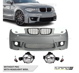 1M išvaizdos Priekinis Bamperis skirtas BMW E81 / E82...
