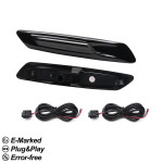 LED dinaminiai Posūkiai, komplektas skirtas BMW F10 / F11 (10-13) PRE-LCI, juodi