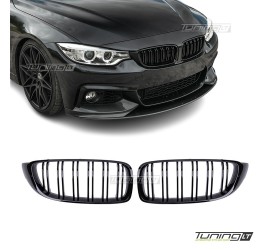 Performance kidney grille for BMW F32 / F33 / F36 / F80 / F82 (13-), glossy black 