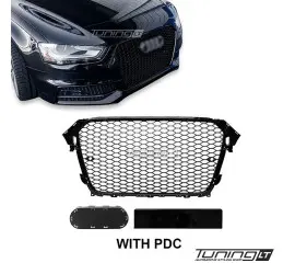 RS išvaizdos Priekinės Grotelės skirtos Audi A4 / S4...