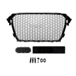 RS-design Front Grille for Audi A4 B8.5 / S4 B8.5 (12-15) with PDC, glossy black