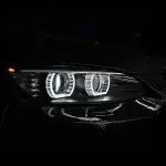 DTM style Xenon Priekiniai Žibintai su Baltais LED Angel Eyes, komplektas skirtas BMW E92 / E93 PRE-LCI (06-10)