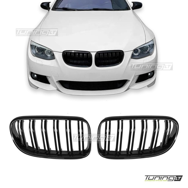 Performance kidney grille for BMW E92 / E93 LCI (10-13), glossy black