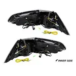 R style LED Tail Lights set with Dynamic turn signals for VW Golf MK7 (13-19) hatchback