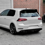 R išvaizdos LED Galiniai Žibintai su Dinaminiais posūkiais, komplektas skirtas VW Golf MK7 (13-19) hečbekui