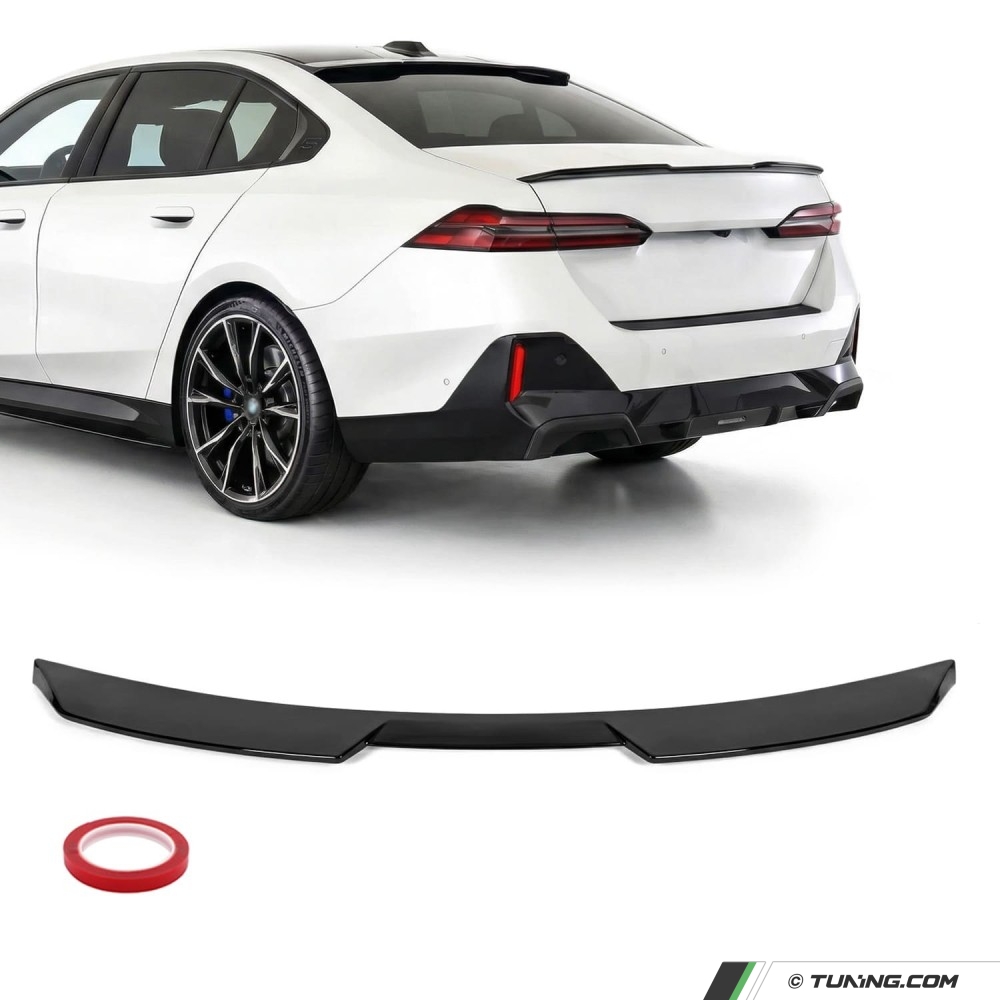 For BMW G60 / G90 sedan Trunk Spoiler, HAUER, glossy black