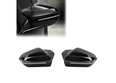 M style Veidrodėlių Dangteliai, komplektas skirtas BMW G60 / G61 / G90 / G99, juodi blizgūs