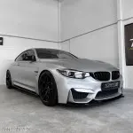 PSM style Poslenksčiai / Slenksčių Apdailos, komplektas skirtas BMW F80 / F82 / F83, juodi blizgūs