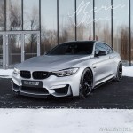 PSM style Side Skirt Extensions set for BMW F80 / F82 / F83, glossy black