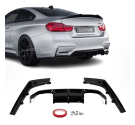 V-style Rear bumper Diffuser for BMW F80 / F82 / F83,...