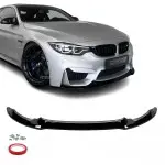 CS-style Priekinio bamperio Pažeminimas skirtas BMW F80 / F82 / F83, juodas blizgus
