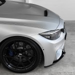 CS-style Front bumper Lip for BMW F80 / F82 / F83, glossy black