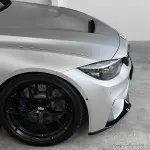 CS-style Priekinio bamperio Pažeminimas skirtas BMW F80 / F82 / F83, juodas blizgus