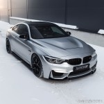 CS-style Front bumper Lip for BMW F80 / F82 / F83, glossy black