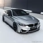 CS-style Priekinio bamperio Pažeminimas skirtas BMW F80 / F82 / F83, juodas blizgus