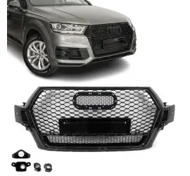 RS išvaizdos Priekinės Grotelės skirtos Audi Q7 / SQ7...