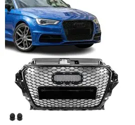 RS išvaizdos Priekinės Grotelės skirtos Audi A3 / S3...