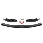 WR Priekinio bamperio Pažeminimas skirtas BMW M3 G80, M4 G82 / G83, juodas blizgus