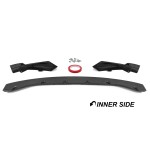WR Front bumper Lip for BMW M3 G80, M4 G82 / G83, glossy black