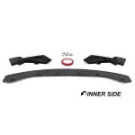 WR Priekinio bamperio Pažeminimas skirtas BMW M3 G80, M4 G82 / G83, juodas blizgus