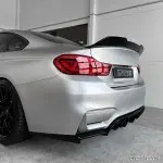 PSM EVO style Spoileris ant Bagažinės skirtas BMW M4 F82 Coupe, juodas blizgus
