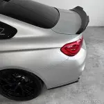 PSM EVO style Spoileris ant Bagažinės skirtas BMW M4 F82 Coupe, juodas blizgus