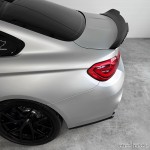 PSM EVO style Trunk Spoiler for BMW M4 F82 Coupe, glossy black