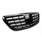 S65 išvaizdos Priekinės Grotelės skirtos Mercedes-Benz W222 (13-20) be Night View Assist, juodos blizgios