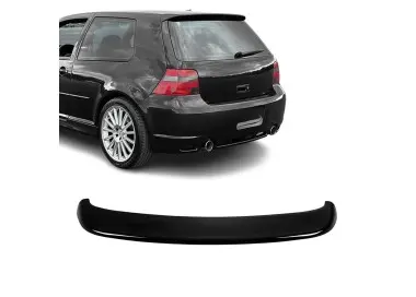 R32 išvaizdos Spoileris ant Bagažinės dangčio skirtas VW Golf MK4 hečbekui, juodas blizgus