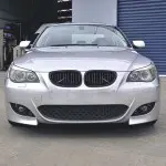 M5 look Front Bumper for BMW E60 / E61 PRE-LCI (03-07) with 24 mm PDC holes, with clear fog lights