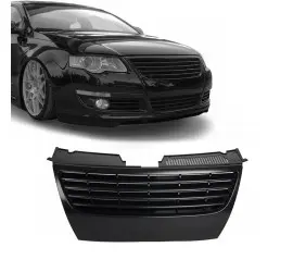 Priekinės grotelės be ženkliuko skirtos VW Passat B6...