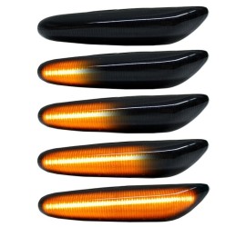 Dynamic LED side indicators for BMW E60 / E61 (03-10), black 