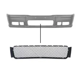 M3 / M-Tech bamperio grotelės tinkančios BMW E36 (90-99)