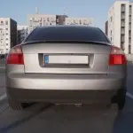 Bagažinės dangčio Spoileris tinkantis Audi A4 B6 (01-05), juodas blizgus