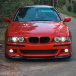 Front Bumper Lip H Look V2 For BMW E39 M Sport / M5, gloss black