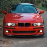 Priekinis Pažeminimas H-look V2 skirtas BMW E39 M5 / M-Tech bamperiui, juodas blizgus