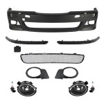 M Pack Front Bumper for BMW E39, with PDC and headlight washers, with clear fog lights