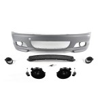 M-Tech Front Bumper for BMW E46 (99-06) coupe / cabrio, with smoked fog lights