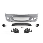 M-Tech Front Bumper for BMW E46 (99-06) coupe / cabrio, with clear fog lights