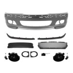 M-Tech 2 Priekinis Bamperis, skirtas BMW E46 sedan / touring (98-05), su tamsintais priešrūkiniais