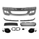 M-Tech 2 Priekinis Bamperis, skirtas BMW E46 sedan / touring (98-05), su tamsintais priešrūkiniais