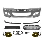 M-Tech 2 Priekinis Bamperis, skirtas BMW E46 sedan / touring (98-05), su geltonais priešrūkiniais