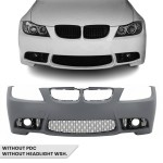 M3 išvaizdos Priekinis Bamperis skirtas BMW E90 / E91 (05-08), be PDC, be apiplovimų angų