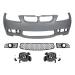 M3 style Front Bumper for BMW E90 / E91 (05-08), without PDC, without washer holes, with clear fog lights