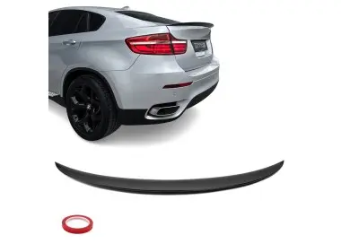 Performance bagažinės Spoileris skirtas BMW E71 X6 (08-14), juodas blizgus
