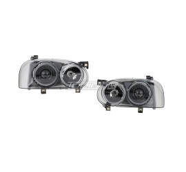 Double headlights for VW Golf MK3 (91-98), clear 
