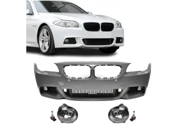 M-Pack Priekinis Bamperis skirtas BMW F10 / F11 PRE-LCI (10-13), su skaidriais priešrūkiniais